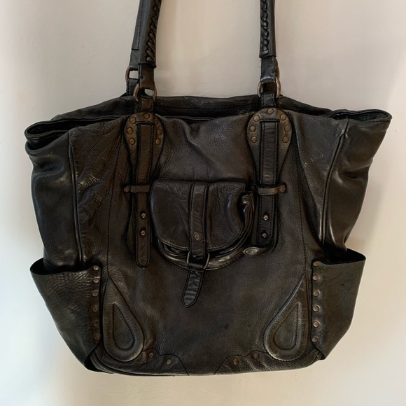 All Saints black leather bag - Picture 8 of 8